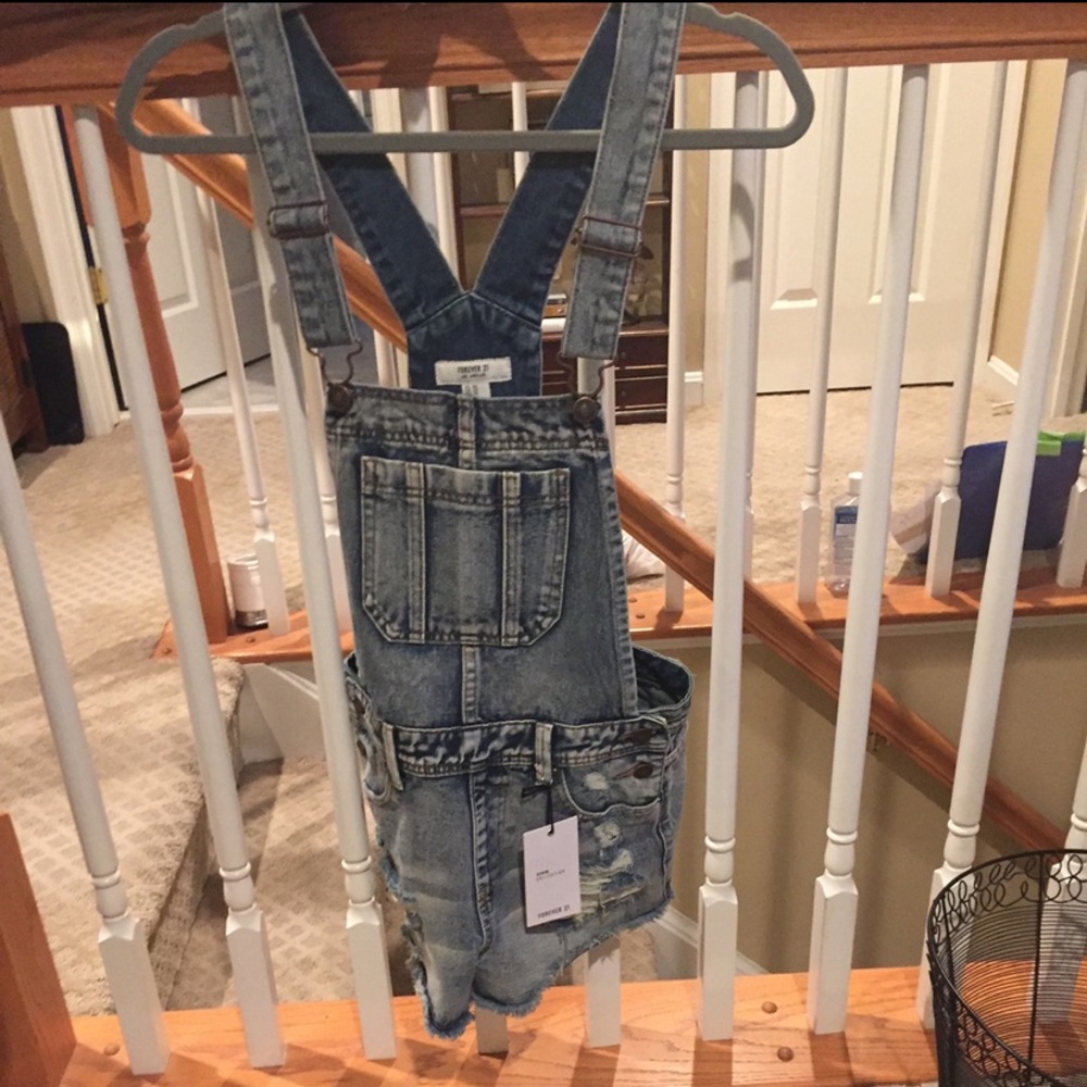 Never worn overall shorts